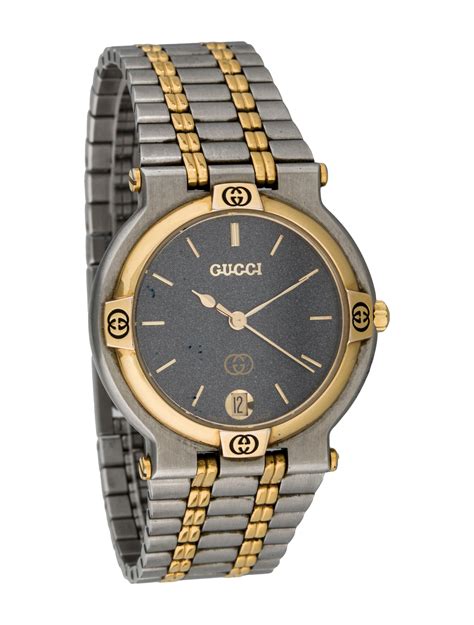 gucci 9000m gold|Gucci watch 9000m price.